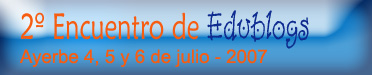 Logo del 2º Encuentro de Edublogs